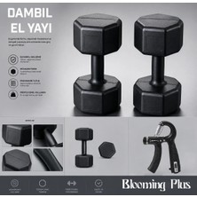 Blooming Plus 4 kg Dambıl Seti x 2 Adet ( Toplam 8 kg ) + El Yayı
