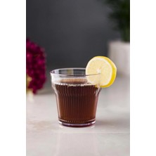 Urfakent Akrilik Şeffaf Tekli Kısa Bardak & Su Meşrubat Kahve Yanı Bardağı 300 ml ( Cam Değildir )