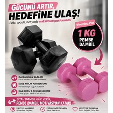 Blooming Plus 1kg Dambıl Seti x 2 Adet + Pembe Dambıl 2x 1 kg