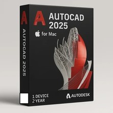 Autodesk Autocad 2025 (Mac) - 1 Pc 3 Yıl Abonelik Kodu