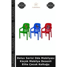 Floranova Delux Serisi Oda Mobilyası Küçük Mobilya Desenli Elite Çocuk Koltuğu