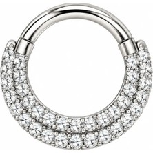 Defne Silver Premium Cerrahi Çelik Halka Piercing