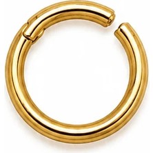 Defne Silver Premium Titanyum Düz Halka Piercing
