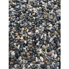 Stone Vera Doğal Dalaman Dere Çakılı Taşı 25 kg 05,1 cm Dere Çakıl Bahçe Peyzaj Saksı Terraryum Akvaryum Taş