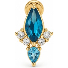 Defne Silver Premium Titanyum Piercing