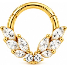 Defne Silver Premium Cerrahi Çelik Halka Piercing