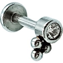 Defne Silver Çelik Piercing