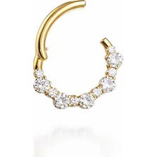 Defne Silver Premium Titanyum Halka Piercing