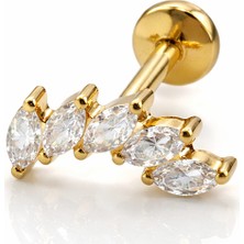 Defne Silver Premium Titanyum Piercing