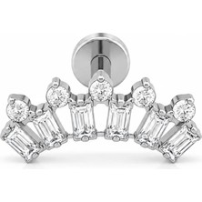 Defne Silver Premium Titanyum Piercing