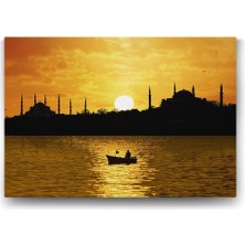 Nacario Yedi Tepe Istanbul Tablosu - 125X80CM