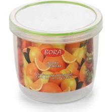 Nacario Bora Plastik BO057 Contalı Vidalı Saklama Kabı 890 ml No: 8