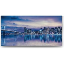 Nacario Tabloshop San Francisco California Tablo - 100X50CM