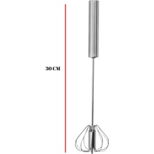 Urfakent Pistonlu Metal Çırpıcı 30 cm