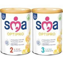 Nacario Sma Optipro 2 Bebek Sütü (6-12 Ay, 400 G) ve Sma Optipro 3 Devam Sütü (1-3 Yaş, 400 G)