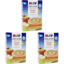 Nacario Hipp Organik Iyi Geceler Sütlü Elmalı Tahıl Bazlı Ek Gıda 250G 3lü Paket