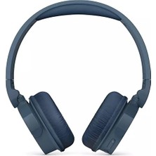 Philips Bluetooth Kulak Üstü Kulaklık, Bluetooth 5.3 Mikrofonlu Kulak Üstü Kulaklık 55 Saat Uzun Pil Katlanabilir Güçlü Bas Hafif Gövde Günlük Ofis Mavi TAH4209BL