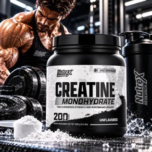 Nutrex Research Creatine Monohydrate Unflavored 1000 G - 200 Servis - Kreatin Takviyesi