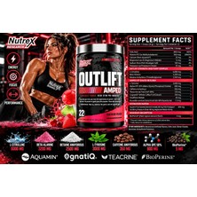 Nutrex Outlıft Amped Hıgh Stım Preworkout Alpha Gpc Cognatiq Extreme Energy Massive Pumps Electrol 440 gr - Fruit Punch