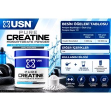 Usn Pure Creatine Monohydrate Powder 500GR - Kreatin Takviyesi
