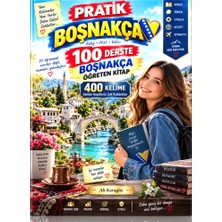 Enine Boyuna Eğitim 100 Derste Pratik Boşnakça Öğreten Kitap