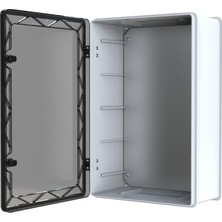 Yavuz Abs Pano 40 x 60 x 24.2 cm Taban Saclı IP65 Plastik Pano Montaj Plakalı Elektrik Kutusu Pano Darbeye Dayanıklı Dış Ortam Muhafaza Kutusu Abs Pan