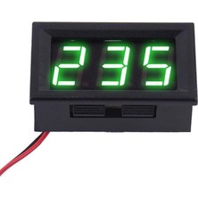 Tls Robotik 0.56 Inç 0-30V 3 Kablolu Dc Yeşil Voltmetre