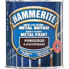 Tr Hammerite Direkt Pas Üstü Pürüzsüz Metal Boyası 0,75L