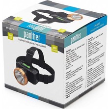 Tr PT-5977 USB Type-C Şarjlı LED Kafa Lambası 300 Lümen 3 Modlu Ayarlanabilir Kafa Feneri