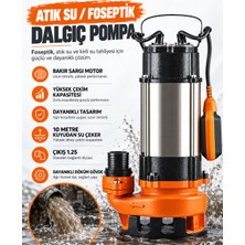 Optivex 3.5 Hp Foseptik Dalgıç  Kirli Su Pompası Şamandıralı