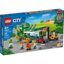 Lego® City Market 60347-6 Yaş ve Üzeri Çocuklar Için Zengin Özelliklerle Dolu Bir Dükkan Içeren Oyuncak Yapım Seti (404 Parça)