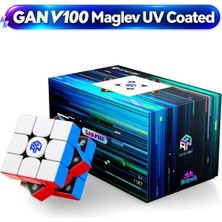 Hediyecik Gan V100 Maglev Uv Manyetik Speed Cube Zeka Küpü Akıl Küpü Rübik Küp Stickerless