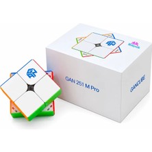 Hediyecik Gan 251 M Pro Air 2x2 Manyetik Speed Cube Zeka Küpü Akıl Küpü Rübik Küp Stickerless