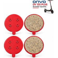 SkyWheel 2 Çift Onvo OV-012 x Plus Elektrikli Scooter Uyumlu Fren Balatası
