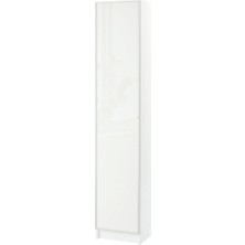 IKEA Beyaz Cam Kapaklı Kitaplık 40X30X202 cm