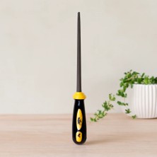Veraura Lifestyle 8 Inç Yuvarlak Metal Törpü Plastik Saplı