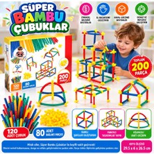 Veraura Lifestyle 03461 Süper Bambu Çubuklar 200 Parça