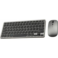 İlkyaz Fashion Kompakt Taşınabilir Kablosuz Klavye ve Mouse Seti