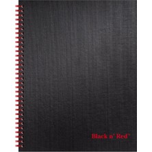 Str Store Business Not Defteri, Sert Kapak, Twinwire, 28,9 x 21,6 Cm, Siyah, Çizgili, 70 Yaprak (K67030)