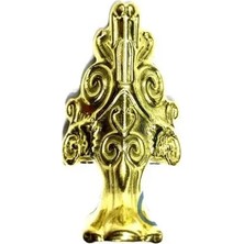 Veraura Lifestyle Lükens Sandık Ayağı, Kutu Ayak 4 cm - Sarı, 50 Adet
