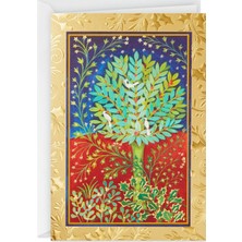 Str Store Unıcef Noel Kartları, Huzurlu Çobanpüskülü Ağacı (20 Kart ve 21 Zarf) (1XPX2032)