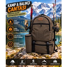 Rowan Dağcı Sırt Çantası | Kamp Trekking Hiking Outdoor Çanta | Termos Çantalı