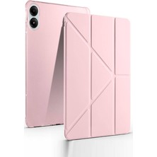 TekNetStore Xiaomi Redmi Pad 2 Pro 12.1 Inç Kılıf Katlanır Kalem Bölmeli Silikon Standlı Uyku Modlu Akıllı Kapak