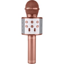 Veraura Lifestyle Karaoke Mikrofonlu Hoparlör - Şarjlı -Bluetooth Rose Gold