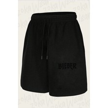 Zoka Wear Justin Bieber Baskili Unisex Baskılı Şort Unisex