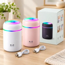 Veraura Lifestyle Mini USB Hava Nemlendirici 300ML - Işıklı Taşınabilir Aroma Difüzör