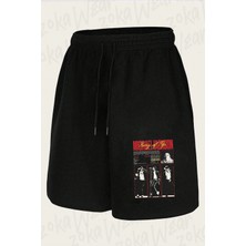 Zoka Wear Pop Un Krali Michael Jackson Ozel V2 Baskılı Şort Unisex