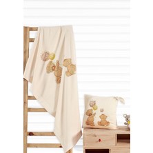 Tiny Lamb Bebek Organik Pamuk Penye Pike, 80X130 Cm, Bej