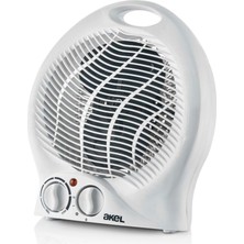 Go İthalat Akel AS-300B 2 Kademe Hız Ayarı Hızlı Isıtma Sessiz Sıcak Soğuk Elektrikli Fanlı Isıtıcı 2000W