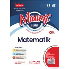 Palme Yayınevi 6. Sınıf Maarif Serisi Matematik Haftalık Deneme (41 Föy)